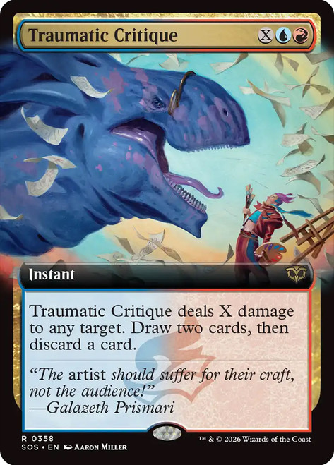 Traumatic Critique
Secrets of Strixhaven
Single
Magic: The Gathering