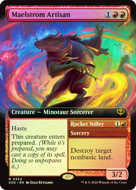 Maelstrom Artisan // Rocket Volley
Secrets of Strixhaven
Single
Magic: The Gathering