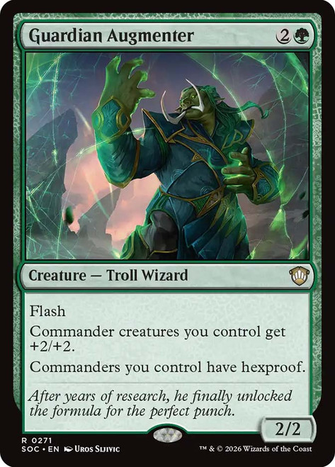 Guardian Augmenter
Secrets of Strixhaven Commander
Single
Magic: The Gathering