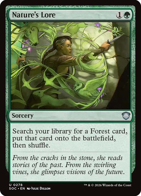 Nature's Lore
Secrets of Strixhaven Commander
Single
Magic: The Gathering