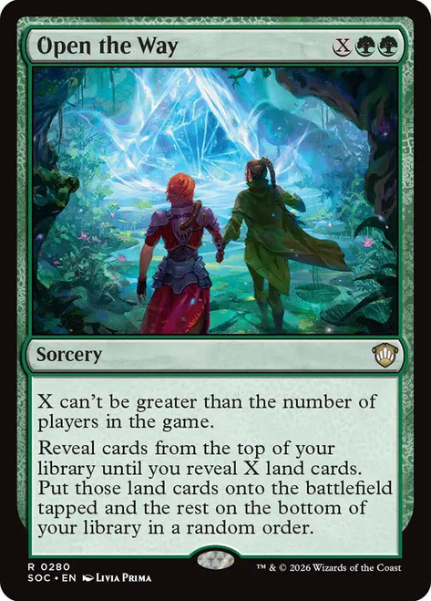 Open the Way
Secrets of Strixhaven Commander
Single
Magic: The Gathering