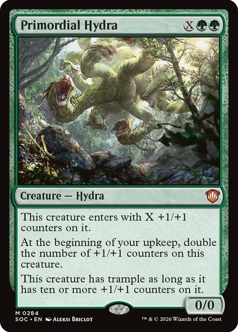 Primordial Hydra
Secrets of Strixhaven Commander
Single
Magic: The Gathering