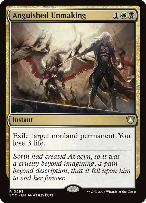 Anguished Unmaking
Secrets of Strixhaven Commander
Single
Magic: The Gathering