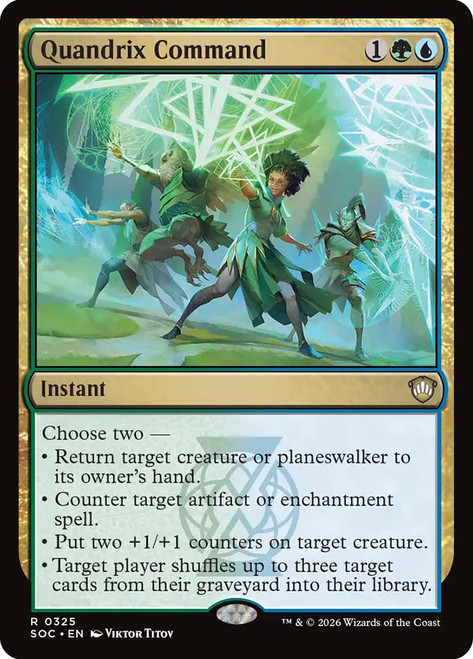 Quandrix Command
Secrets of Strixhaven Commander
Single
Magic: The Gathering