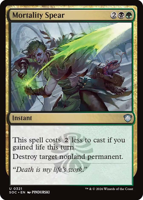 Mortality Spear
Secrets of Strixhaven Commander
Single
Magic: The Gathering