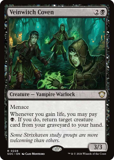 Veinwitch Coven
Secrets of Strixhaven Commander
Single
Magic: The Gathering