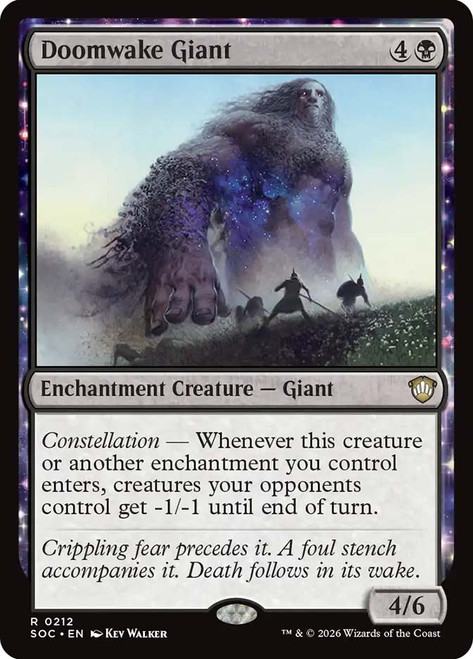 Doomwake Giant
Secrets of Strixhaven Commander
Single
Magic: The Gathering