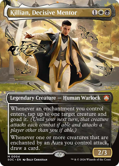 Killian, Decisive Mentor
Secrets of Strixhaven Commander
Single
Magic: The Gathering