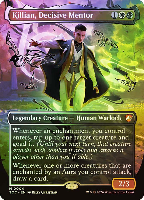 Killian, Decisive Mentor
Secrets of Strixhaven Commander
Single
Magic: The Gathering