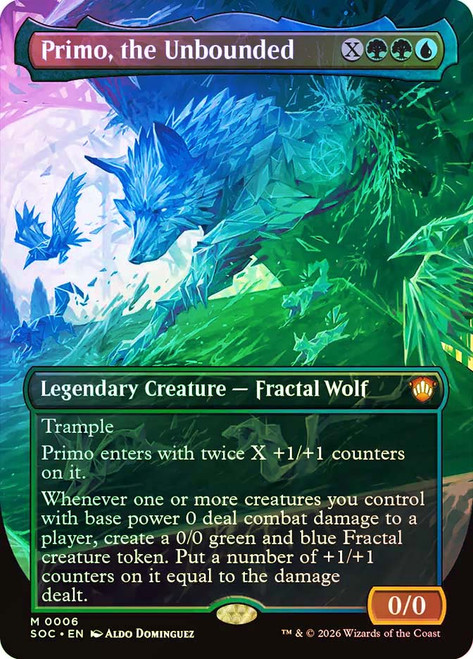 Primo, the Unbounded
Secrets of Strixhaven Commander
Single
Magic: The Gathering