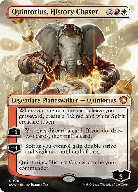 Quintorius, History Chaser
Secrets of Strixhaven Commander
Single
Magic: The Gathering