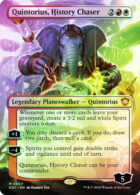 Quintorius, History Chaser
Secrets of Strixhaven Commander
Single
Magic: The Gathering