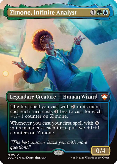Zimone, Infinite Analyst
Secrets of Strixhaven Commander
Single
Magic: The Gathering