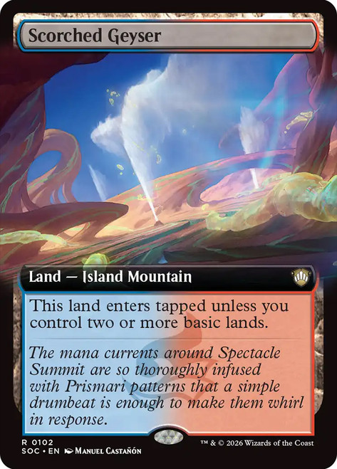 Scorched Geyser
Secrets of Strixhaven Commander
Single
Magic: The Gathering