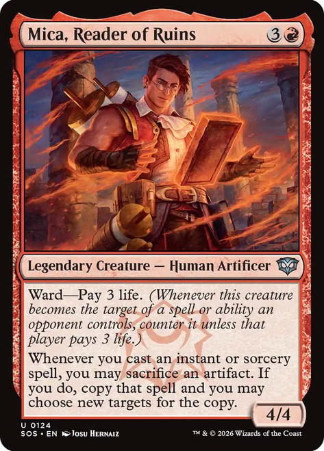 Mica, Reader of Ruins
Secrets of Strixhaven
Single
Magic: The Gathering