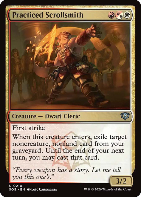 Practiced Scrollsmith
Secrets of Strixhaven
Single
Magic: The Gathering