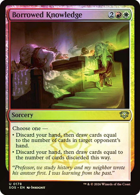 Borrowed Knowledge
Secrets of Strixhaven
Single
Magic: The Gathering