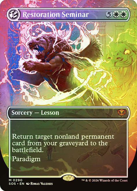 Restoration Seminar
Secrets of Strixhaven
Single
Magic: The Gathering