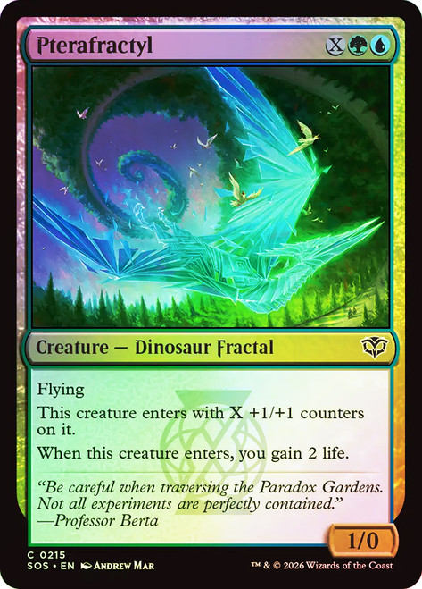 Pterafractyl
Secrets of Strixhaven
Single
Magic: The Gathering