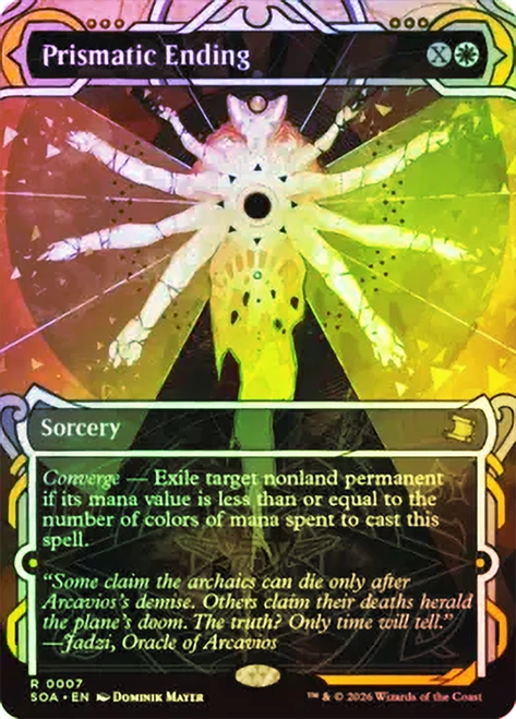 Prismatic Ending
Secrets of Strixhaven Mystical Archive
Single
Magic: The Gathering