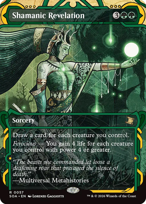 Shamanic Revelation
Secrets of Strixhaven Mystical Archive
Single
Magic: The Gathering