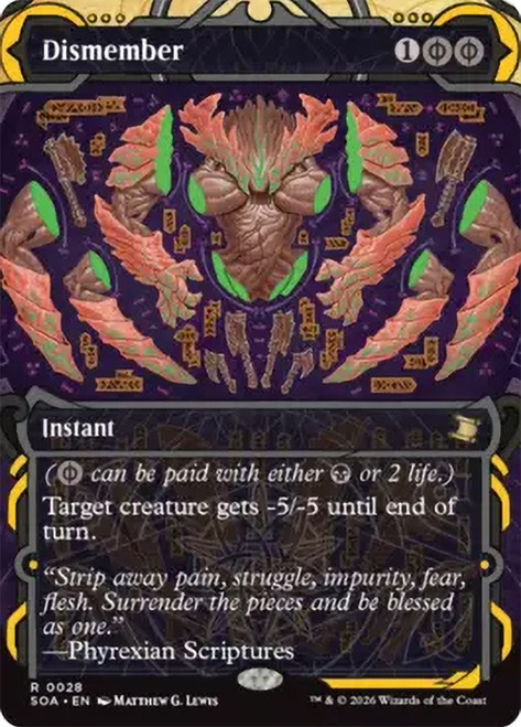 Dismember
Secrets of Strixhaven Mystical Archive
Single
Magic: The Gathering