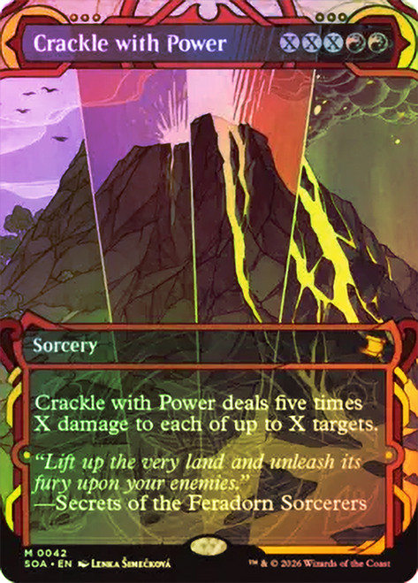 Crackle with Power
Secrets of Strixhaven Mystical Archive
Single
Magic: The Gathering