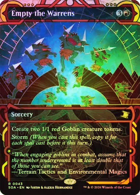 Empty the Warrens
Secrets of Strixhaven Mystical Archive
Single
Magic: The Gathering