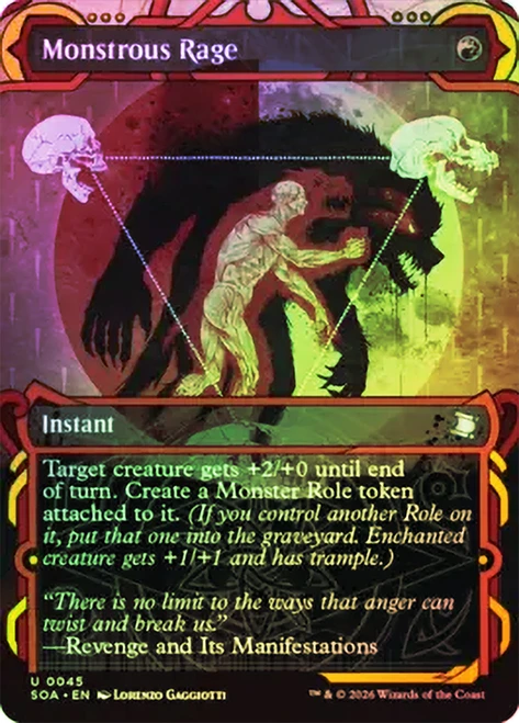Monstrous Rage
Secrets of Strixhaven Mystical Archive
Single
Magic: The Gathering