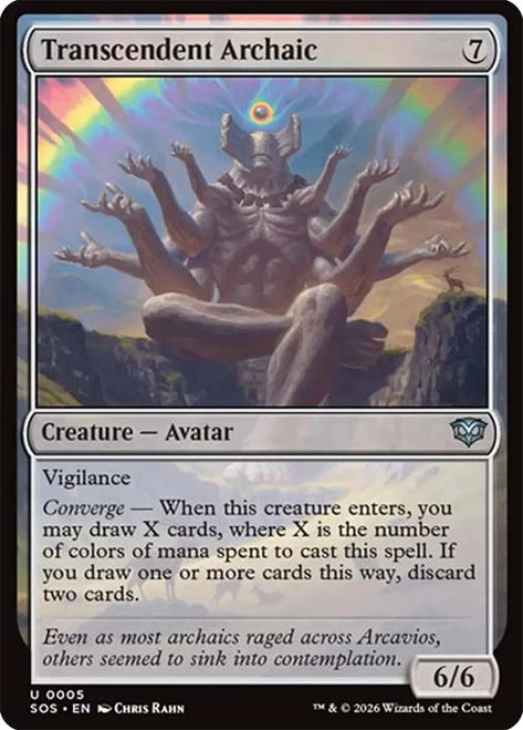 Transcendent Archaic
Secrets of Strixhaven
Single
Magic: The Gathering