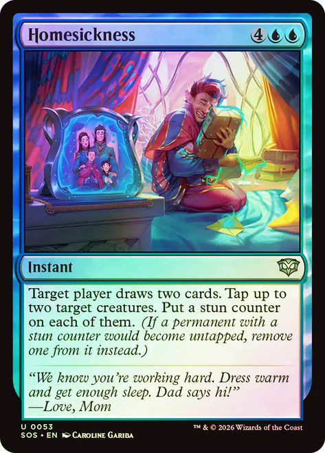 Homesickness
Secrets of Strixhaven
Single
Magic: The Gathering