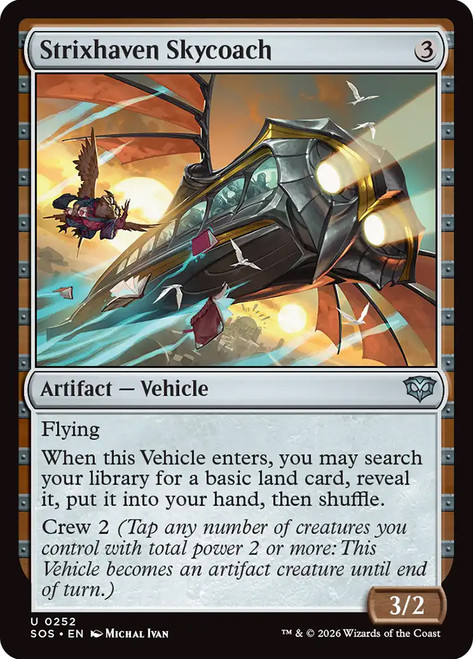 Strixhaven Skycoach
Secrets of Strixhaven
Single
Magic: The Gathering