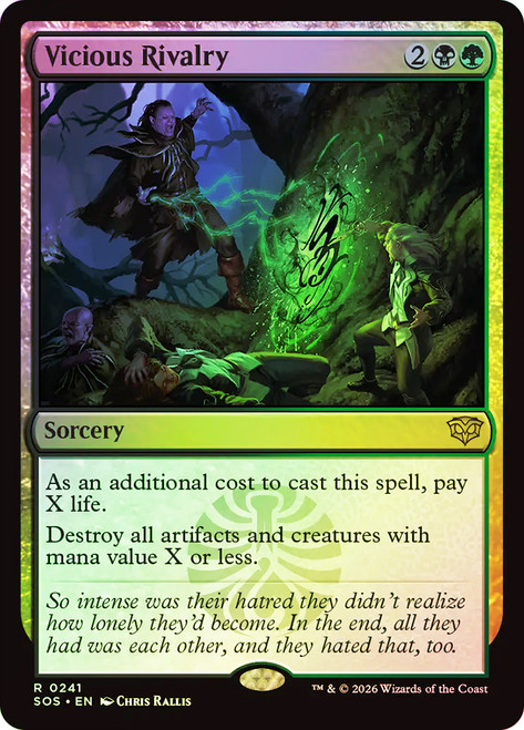 Vicious Rivalry
Secrets of Strixhaven
Single
Magic: The Gathering
