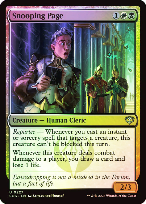 Snooping Page
Secrets of Strixhaven
Single
Magic: The Gathering