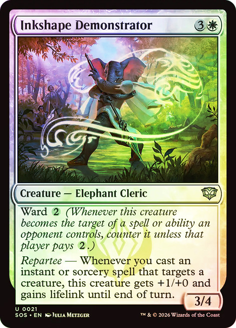 Inkshape Demonstrator
Secrets of Strixhaven
Single
Magic: The Gathering