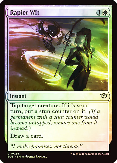 Rapier Wit
Secrets of Strixhaven
Single
Magic: The Gathering