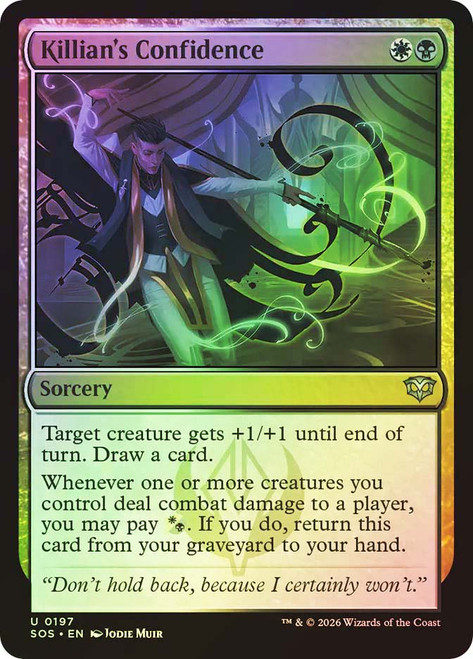 Killian's Confidence
Secrets of Strixhaven
Single
Magic: The Gathering