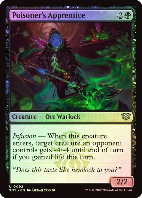 Poisoner's Apprentice
Secrets of Strixhaven
Single
Magic: The Gathering