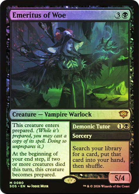 Emeritus of Woe // Demonic Tutor | Secrets of Strixhaven | Star