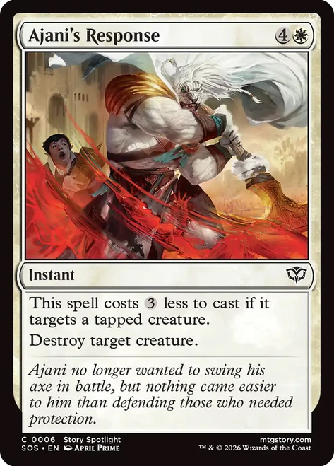 Ajani's Response
Secrets of Strixhaven
Single
Magic: The Gathering