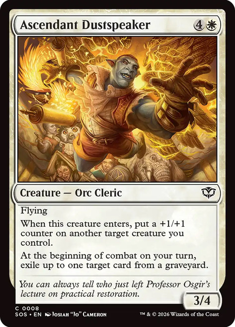 Ascendant Dustspeaker
Secrets of Strixhaven
Single
Magic: The Gathering