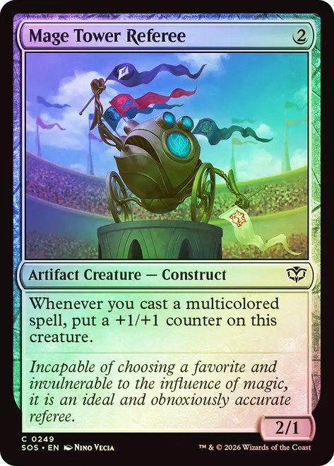 Mage Tower Referee
Secrets of Strixhaven
Single
Magic: The Gathering