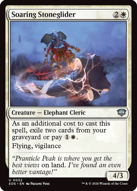 Soaring Stoneglider
Secrets of Strixhaven
Single
Magic: The Gathering