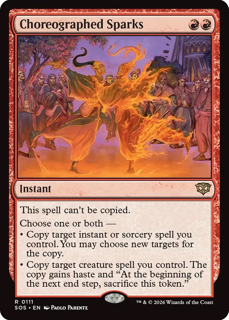 Choreographed Sparks
Secrets of Strixhaven
Single
Magic: The Gathering