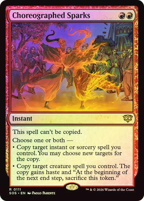 Choreographed Sparks
Secrets of Strixhaven
Single
Magic: The Gathering