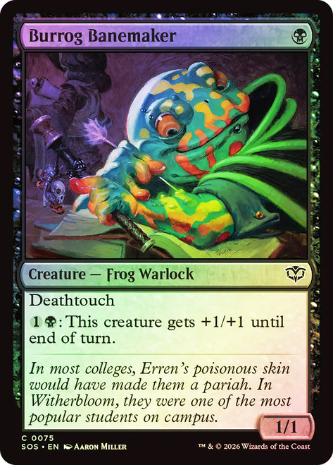 Burrog Banemaker
Secrets of Strixhaven
Single
Magic: The Gathering