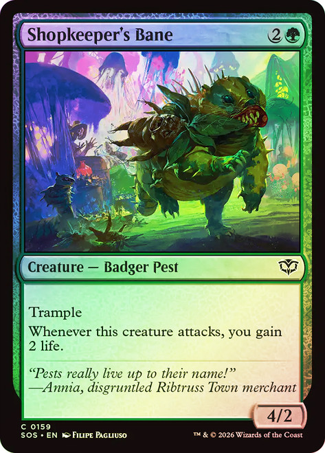 Shopkeeper's Bane
Secrets of Strixhaven
Single
Magic: The Gathering
