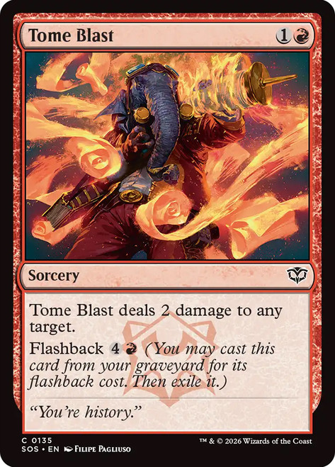 Tome Blast
Secrets of Strixhaven
Single
Magic: The Gathering