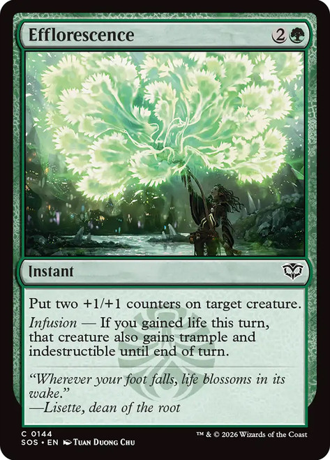 Efflorescence
Secrets of Strixhaven
Single
Magic: The Gathering