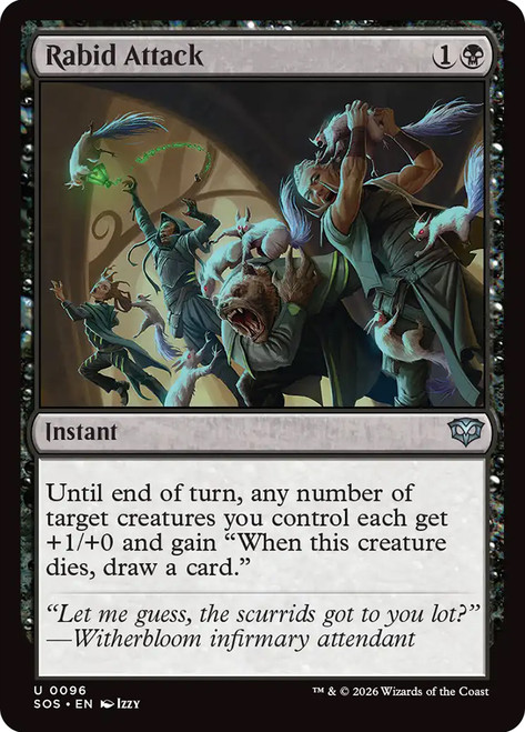 Rabid Attack
Secrets of Strixhaven
Single
Magic: The Gathering